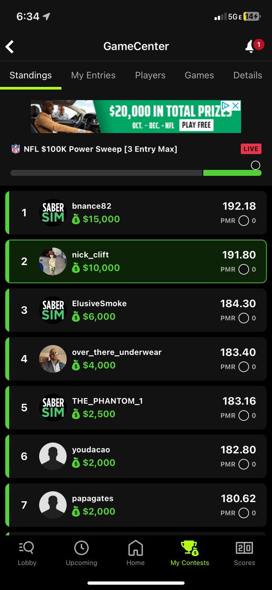 DFSNicky's tweet image. 2nd place will do! Such a fun sweat.