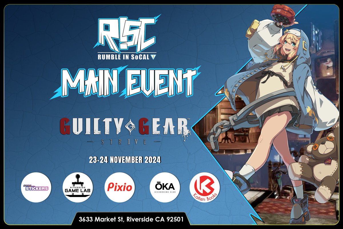 RumbleInSoCal's tweet photo. The @BayAreaMadHouse stream will be switching to Guilty Gear Strive in just a moment!
Come root for some of the best players on the West Coast!
πΊ: https://t.co/lKFFFxJl2w
βΉοΈ: https://t.co/TTbPLhiQcX
#RISC2024 #GGST #GuiltyGear https://t.co/sLcdtx5PHk