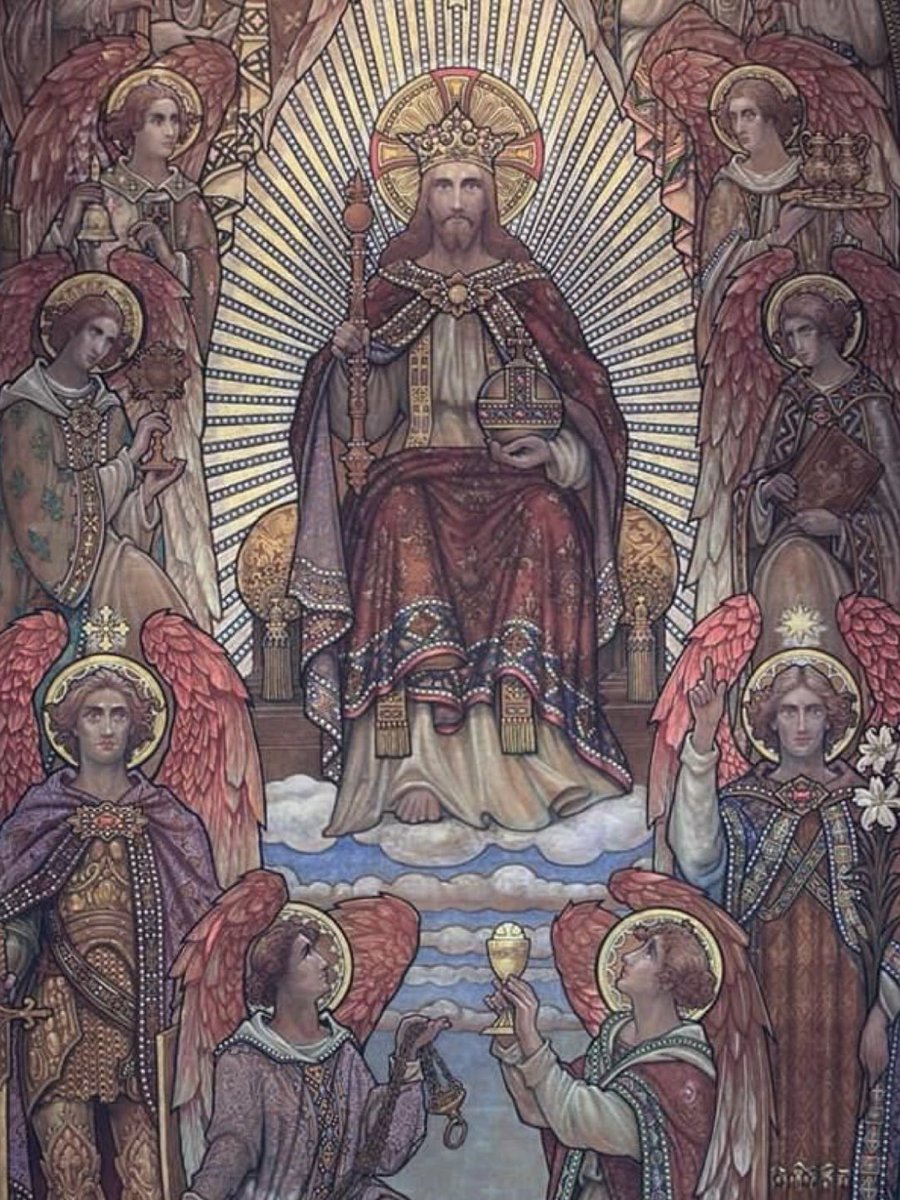 thattradgal's tweet photo. Christ is King. Pass it on. https://t.co/sPyDiFKh6N