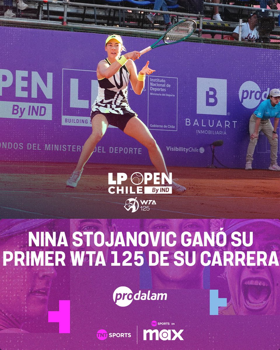 TNTSportsCL's tweet photo. 🤩🏆🎾 Tras complicados años, Nina quiere volver a su PRIME
La serbia Stojanovic, la nueva CAMPEONA del #LPOpen, ganó su primer WTA 125 de su carrera. Tras lidiar con diversas lesiones en los últimos años, esto corona su intención de volver a la élite del tenis femenino.
La europea tiene 18 coronas del circuito ITF, además de dos WTA 250 en su carrera. Su mejor ranking fue 81ª en 2022 y ahora, con su triunfo en Colina, llegará al puesto 261 del escalafón mundial.
PRODALAM Soluciones para la Agricultura, Construcción, Minería y toda industria.