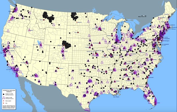Newsforce's tweet photo. A map of potential nuclear targets.

How bad is it looking for you? https://t.co/UlX38TSWAm