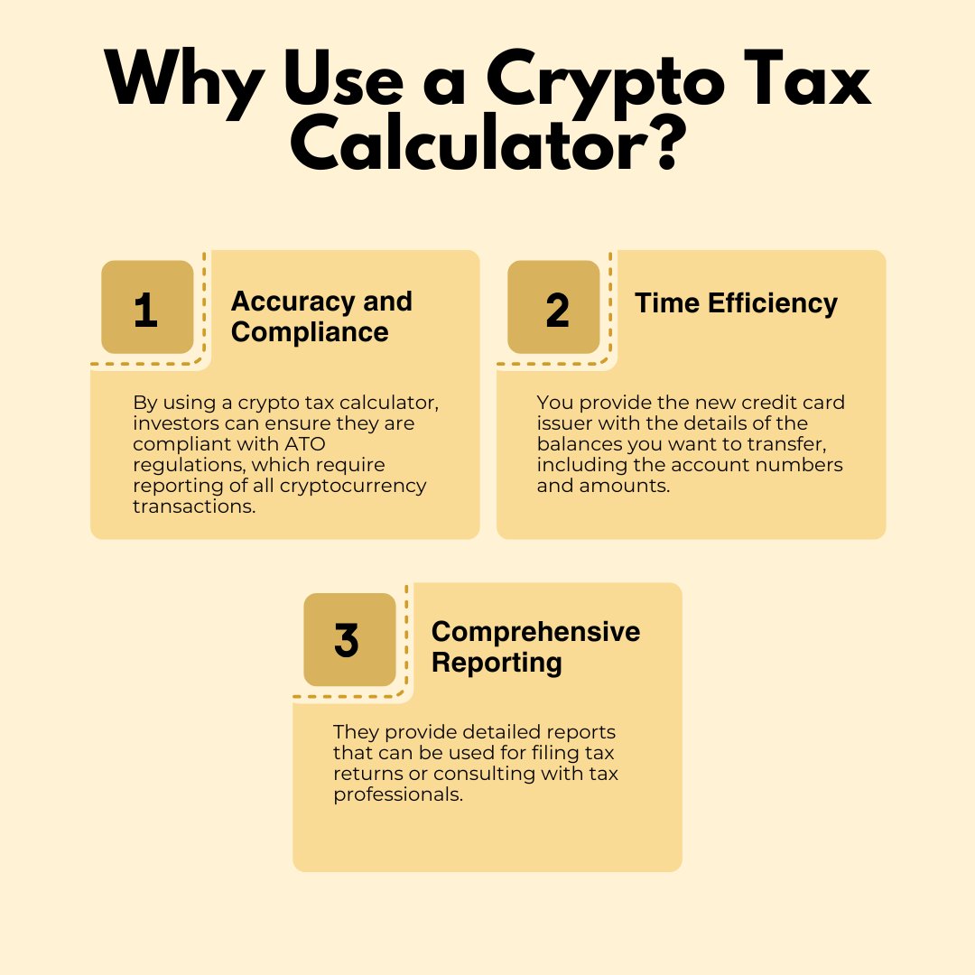 CryptoAustralia's tweet photo. Make tax time stress-free! 🧾💻 Using a crypto tax calculator in Australia simplifies tracking transactions, calculating gains, and ensuring compliance with ATO rules. Save time, avoid errors, and maximise your tax savings with the right tools! #cryptotaxcalculator #taxtips https://t.co/hoHLKWbaaT