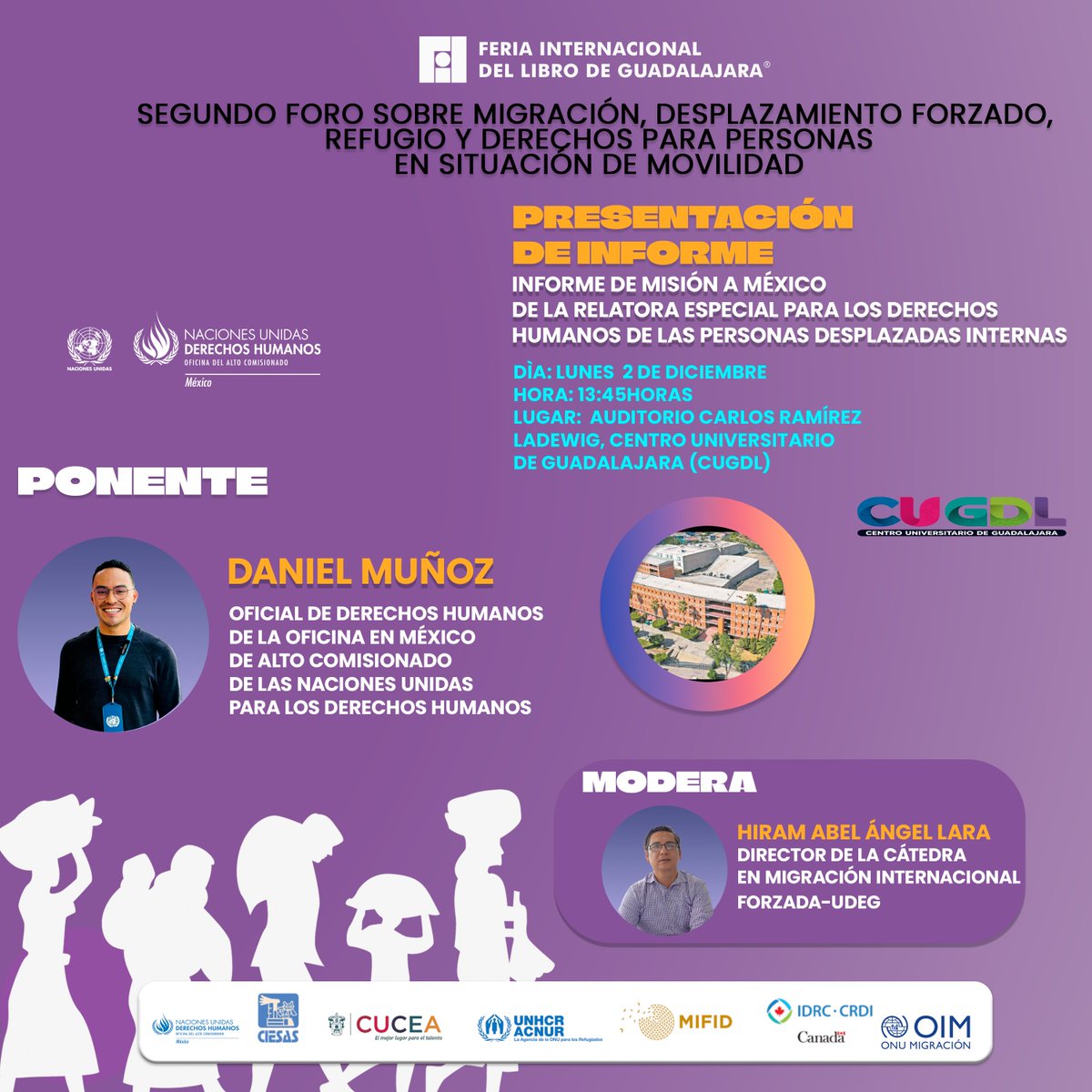 catregionales's tweet photo. ⛰🏔#actividadesdelacátedra
Les compartimos el programa del #SegundoForo #migración #desplazamientoforzado #refugio #derechos
🔗Más información https://t.co/FH29cTFI8p
@elcolef @el_colmich @elcolmex @ColegioNal_mx @udg_oficial @UdeGuanajuato @UNAM_MX @catedra_MIFID @IDRC_CRDI https://t.co/dr5ZJeHKWK