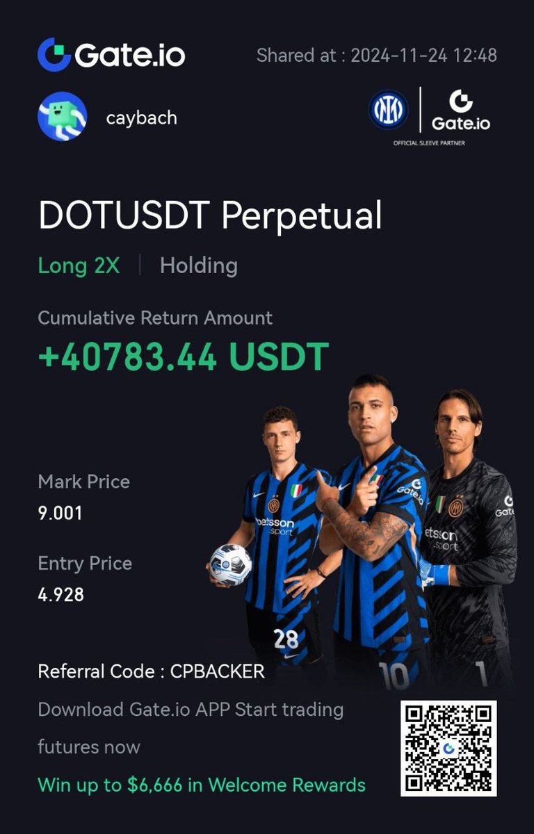 TienCypress's tweet photo. How do holders take profits? 
- We can buy more through futures trading!

@Polkadot #Polkadot $DOT @gate_io 
#cryptocurrency 
#Nakamoto coefficient #trilemma blockchain https://t.co/Z6synf8Exg
