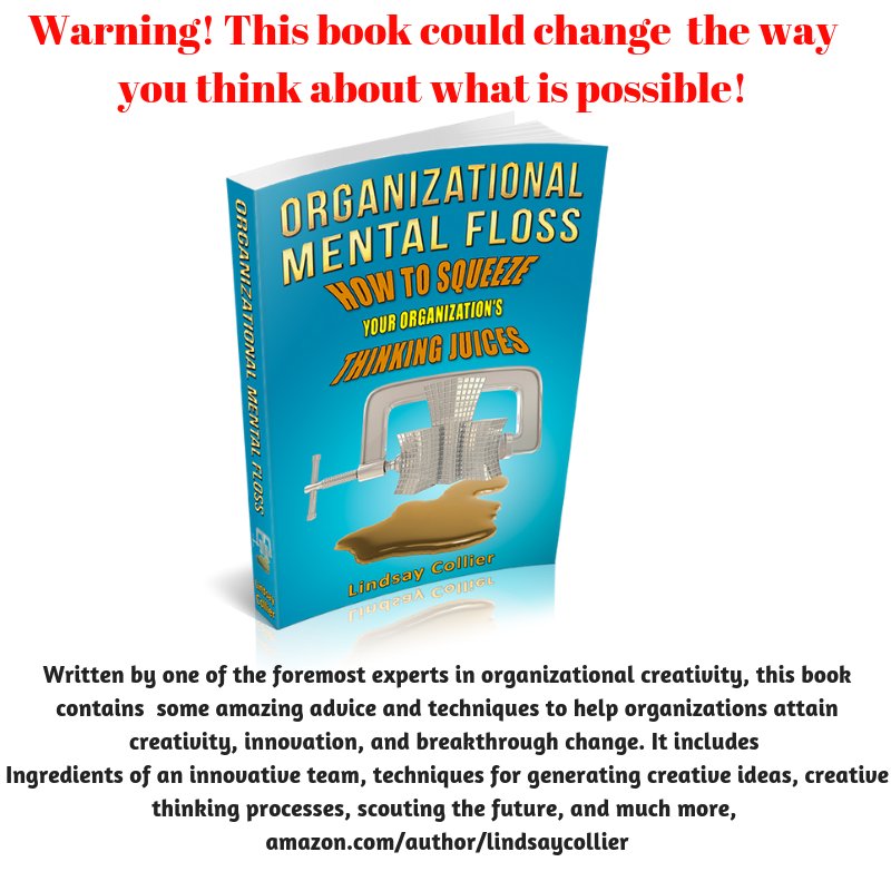 This book is just packed full of some great information on creativity, innovation, and breakthrough change in organizations. Great ideas, great techniques, great stories, a blast to read, and lots more. 

.