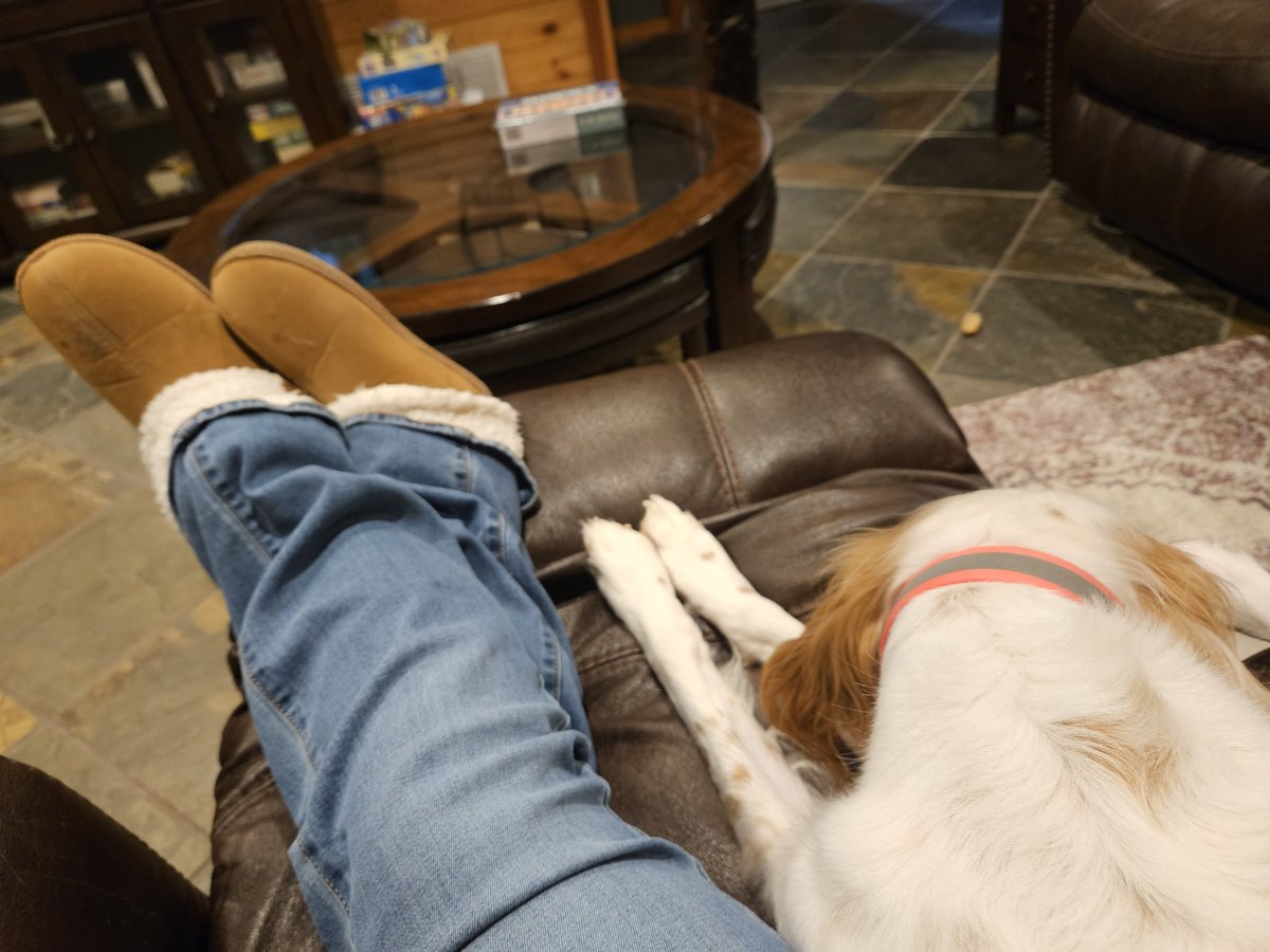 Had to break out my winter slippers today.