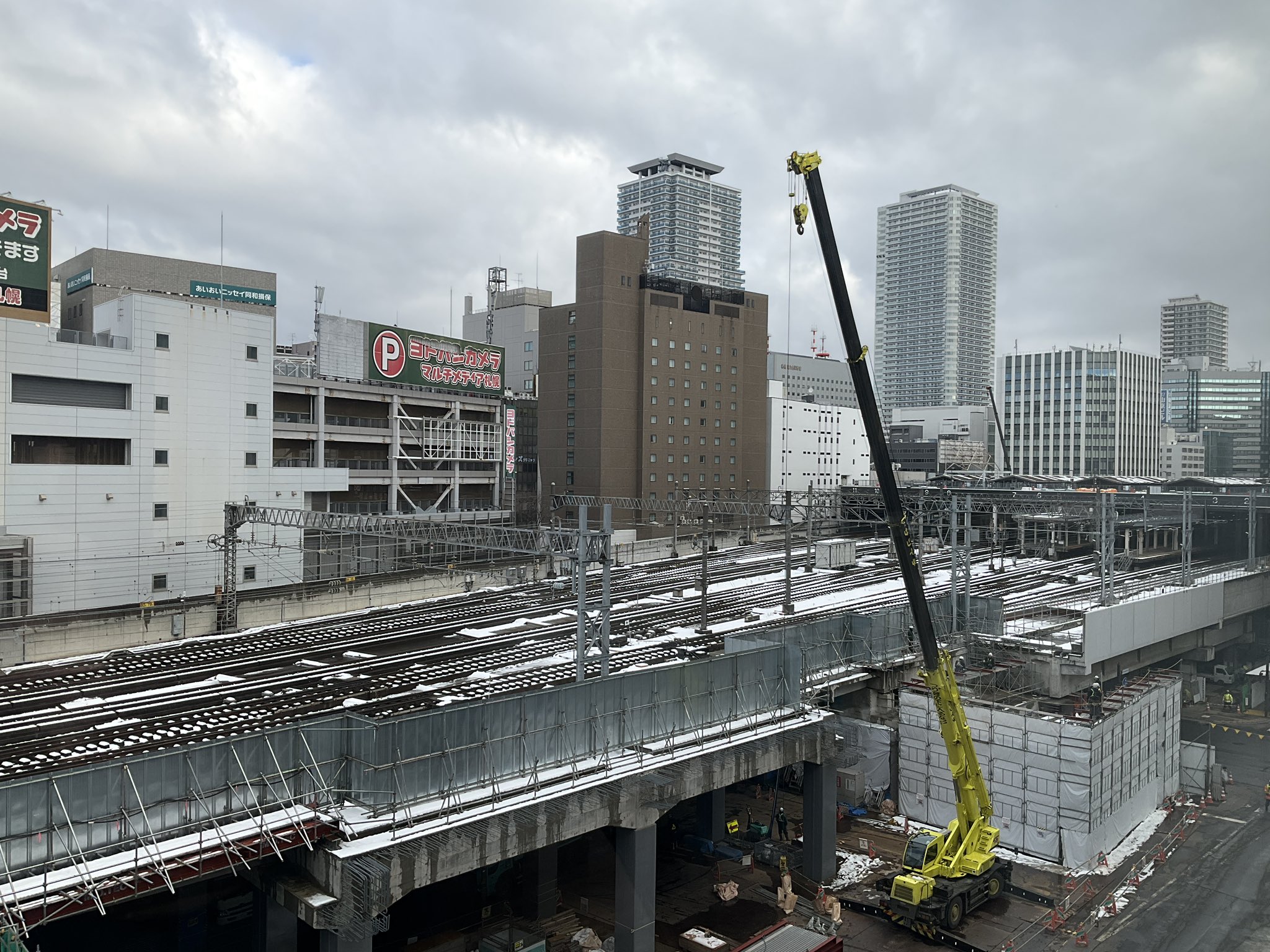 札幌駅 大改造、在来線ホーム1番線に新幹線 通過線 (2021年9月19