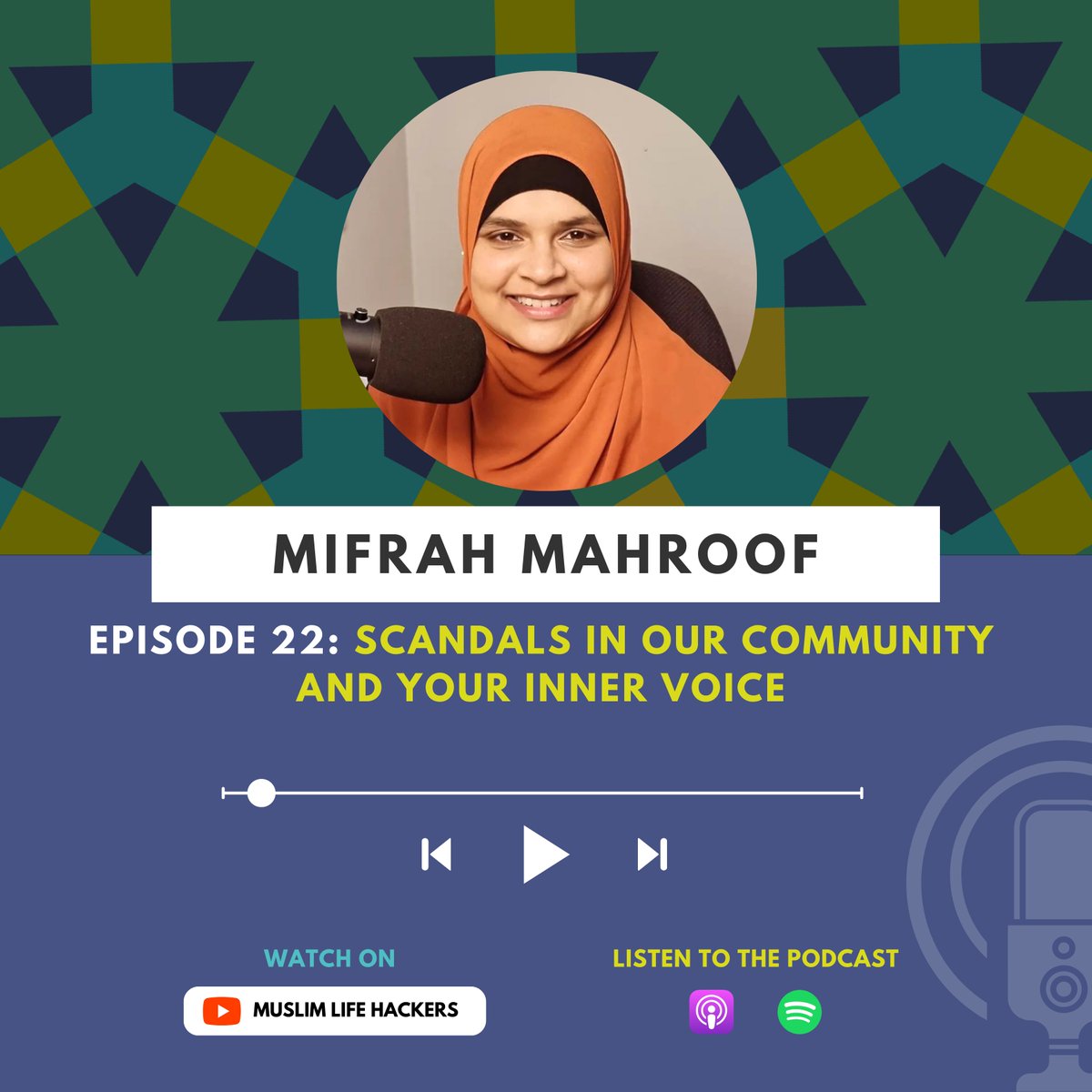 mlifehackers's tweet image. Tune into Episode 22: Scandals in Our Community and Your Inner Voice from the Muslim Life Hackers podcast.

Full episode available on Youtube and all podcast platforms. Link in bio.

🏖️ Join us at Growth Retreat happening in Sri Lanka, Feb 2025: mifrahmahroof.com/retreat