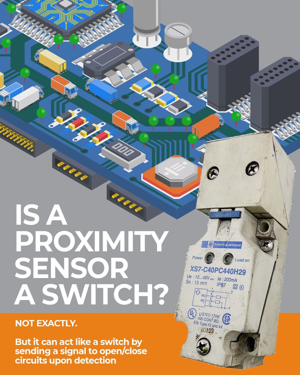 iewarehouse1974's tweet image. Proximity sensors: detecting objects without contact, enhancing safety, and powering automation. Discover how these small devices make a big impact! Swipe to learn more. #ProximitySensors #Automation #TechExplained