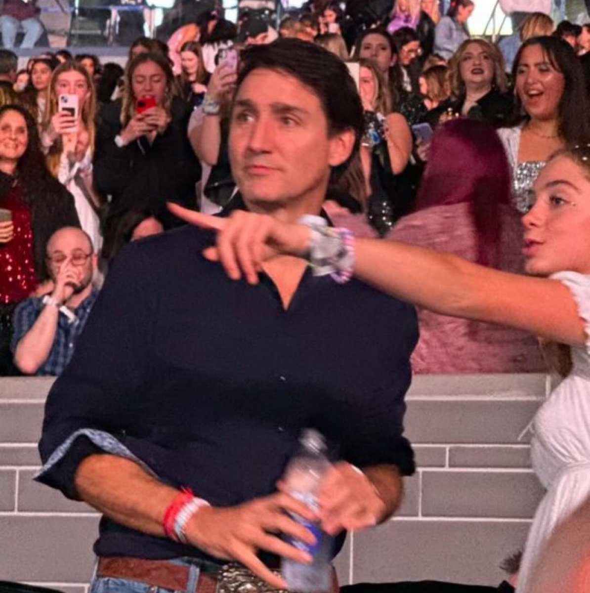 MarkCarney_Ego's tweet image. I'm catching a lot of flak for dancing at a Taylor Swift concert while Montreal burned, but I don't see why it's a big deal.

I brought plenty of NDAs.

There's nothing weird about a creepy old man trading bracelets with teenage girls, or inviting them to have candy in my van.