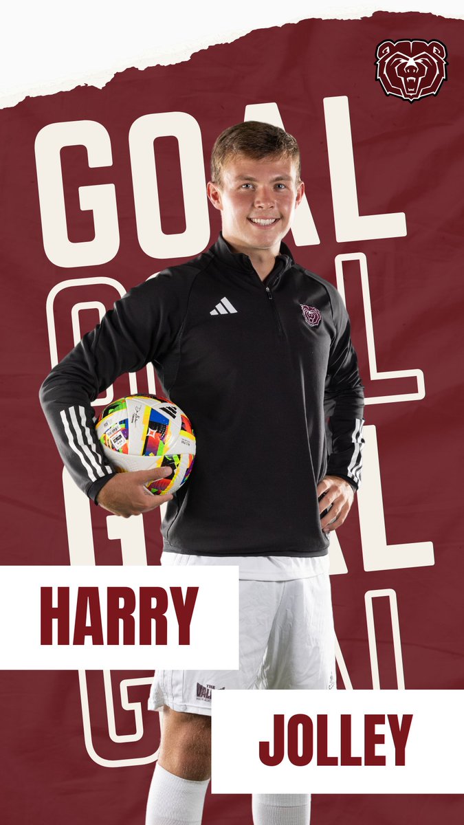 MoStateMSOC's tweet photo. 32' | GOAL BEARS! 🚨

Harry Jolley knocks in his second goal of the season and MoState strikes first!

#TNDO | #GoBears 🐻⚽️ https://t.co/JYBV47kizq