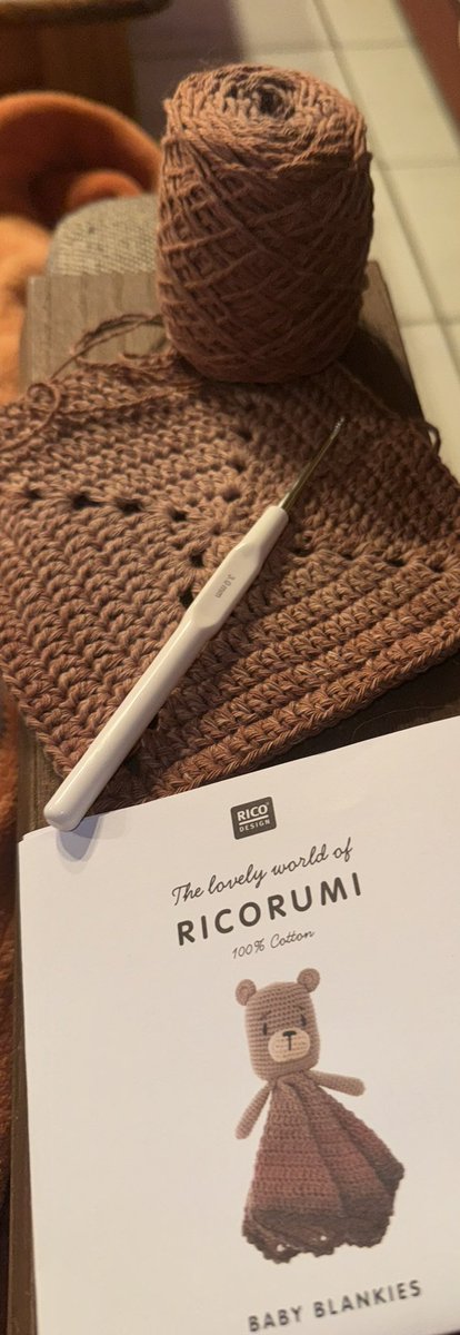 _N_URO's tweet photo. W I P
My first ever baby lovey 🥰
#crochet #ricorumi #ricodesign https://t.co/mY1M2lKm1a