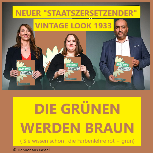HennerKassel's tweet photo. @QuarkDDR Es ist zwingend notwendig Euere Kacheln zukünftig auch - weg vom #AfDBlau - hin zum neuen
#Grün - als #Braun - zu designen . um die Ziele korrekt zu präsentieren. Ich habe da mal was vorbereitet :
#TeamHabeck #TeamHabeck4Kanzler #TeamHabeck #Habeckkanns #HabeckbesterMann https://t.co/X5PKYdjRBw