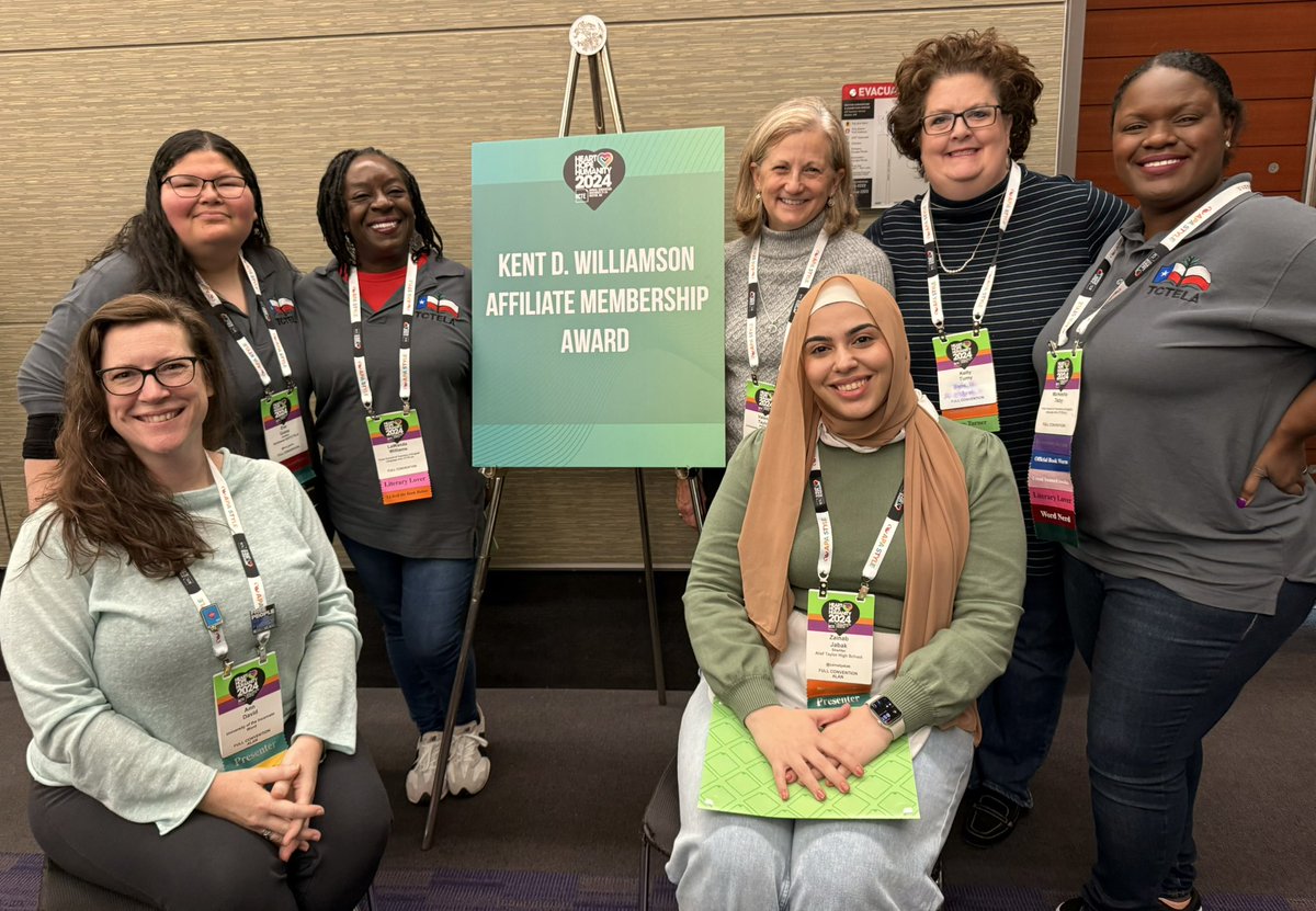 TCTELA est. 1965 (@tctela) on Twitter photo From Lone Star State to the national stage, #TCTELA made Texas proud at <a href="/ncte/">National Council of Teachers of English (NCTE)</a> with a haul of awards as big as our hearts are for literacy! ✍🏾 📚 ❤️
🏆 NCTE Fund Teachers for the Dream
🏆 Affiliate Multicultural Program
🏆 Kent D. Williamson Affiliate Membership
#NCTE24 From Lone Star State to the national stage, #TCTELA made Texas proud at <a href="/ncte/">National Council of Teachers of English (NCTE)</a> with a haul of awards as big as our hearts are for literacy! ✍🏾 📚 ❤️
🏆 NCTE Fund Teachers for the Dream
🏆 Affiliate Multicultural Program
🏆 Kent D. Williamson Affiliate Membership
#NCTE24
