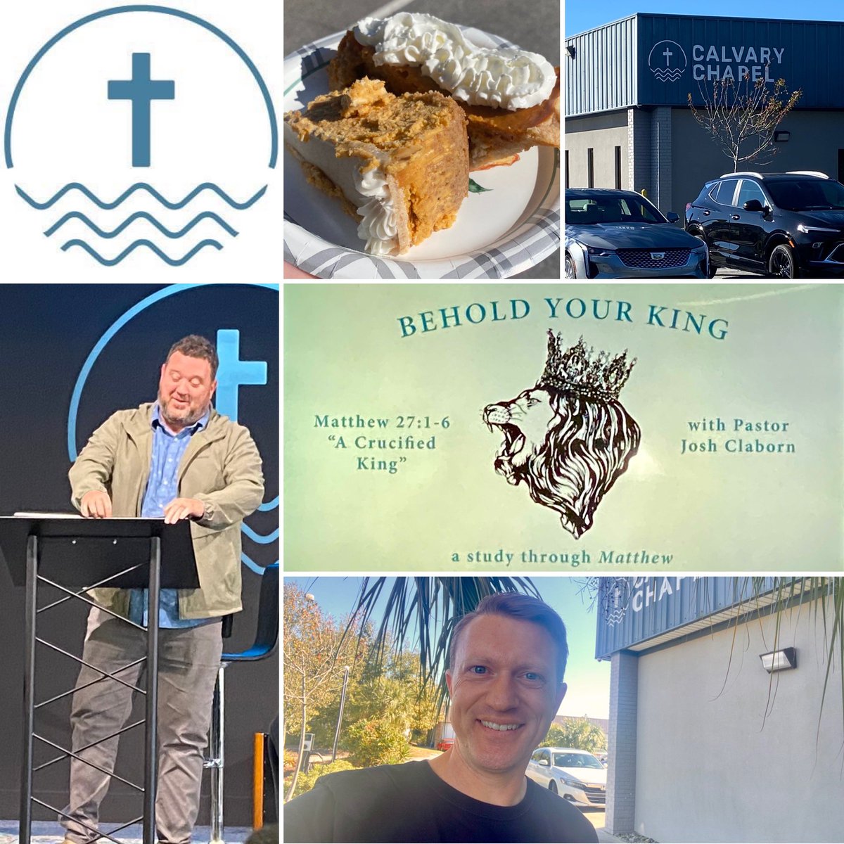 pirtra55's tweet photo. This 34-hour reset was right across from Calvary Chapel West Ashley.
Thanks for being so welcoming, for free pumpkin pie &amp; cheesecake, but especially for a teaching from Matthew 27 reminding how VERY much Christ did for me leading up to His death.
#BalticTrucking #churchvisiting https://t.co/H6aw5I5pXk