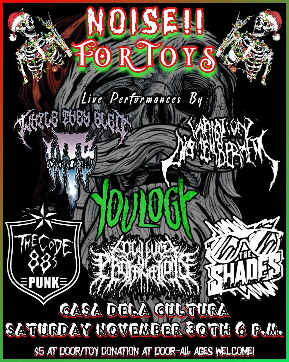 WTB_TX's tweet photo. We’re raging in Del Rio Tx.!! 
On Saturday Nov.30th!!!
Come out and hang with us!!

Toy donation at door or $5 

We will have merch for sale as well!!

#toydrive 
#StarMagicalChristmas2024 #texas #localband #HEAVYMETAL https://t.co/nZ5YRVzGL5