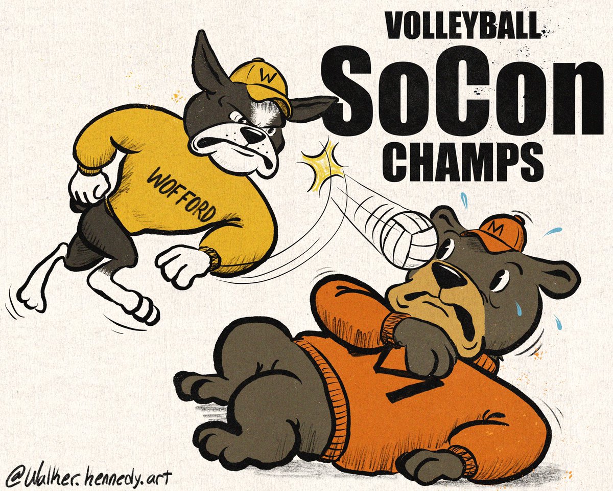 WalkerkART1's tweet photo. @WoffordVB are BACK-TO-BACK SOCON Champs! https://t.co/yo3fD75Ari