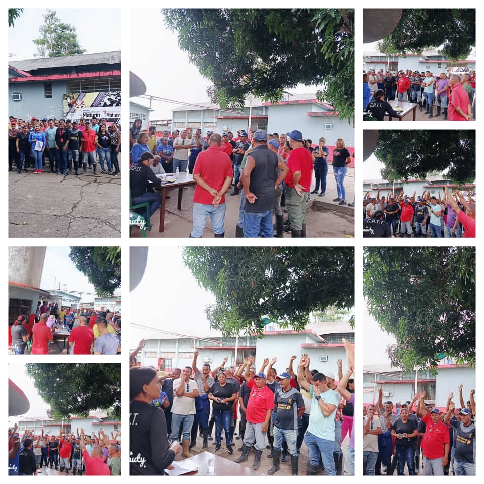 TrabajoMon30240's tweet image. #20Nov. Orientaciones de Nuestro Presidente Obrero @nicolásMaduro y nuestro Ministro @EduardoPiñate con el despliegue al Sur del Estado Monagas. La Dirección Estadal del @MPPPST hoy visitó la Entidad Laboral Matadero Municipal de Maturin, con la Renovación de la vocería del CPTT