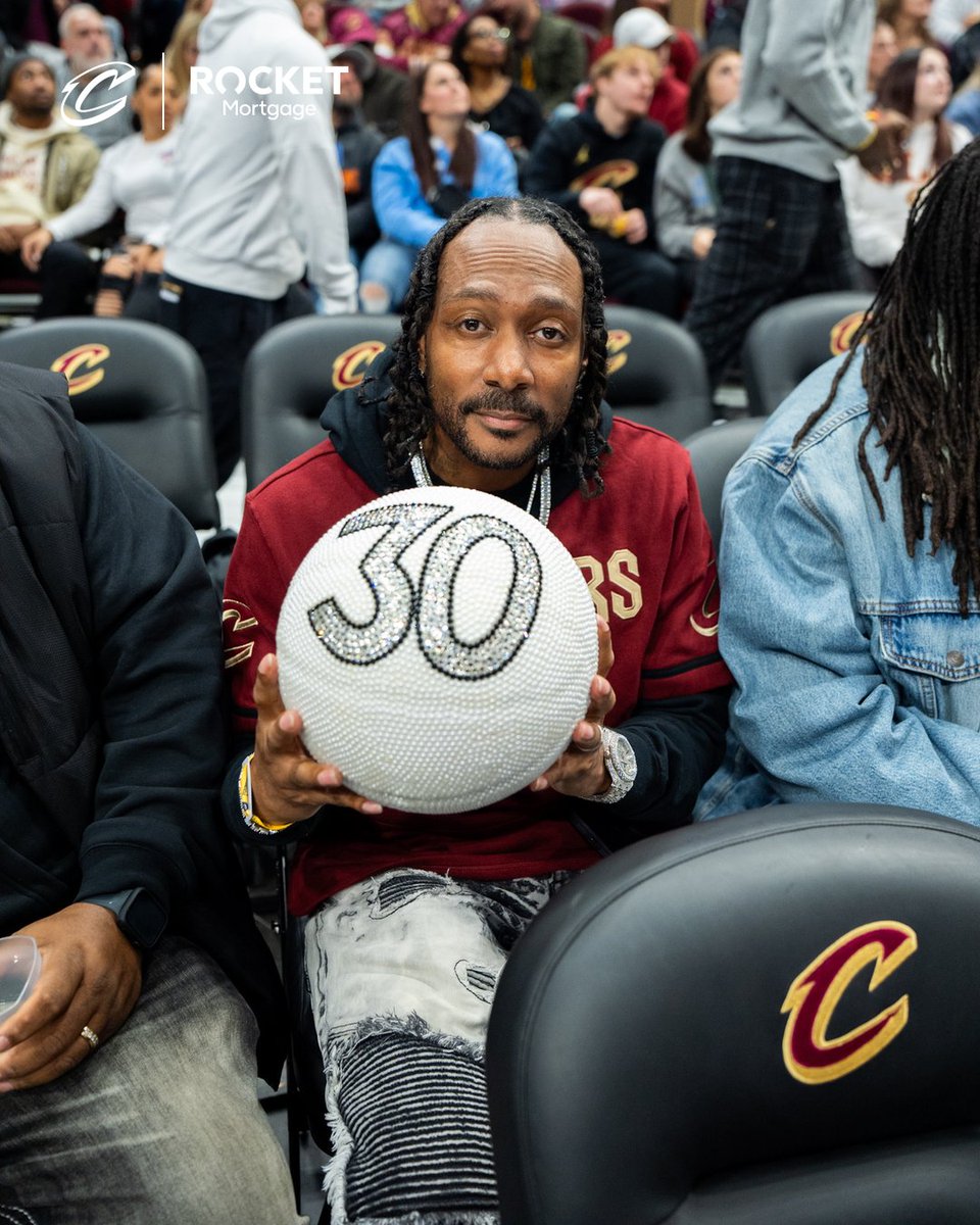 cavs's tweet image. Krayzie attendance today at @RMFieldHouse. ;) 

@RocketMortgage | #LetEmKnow