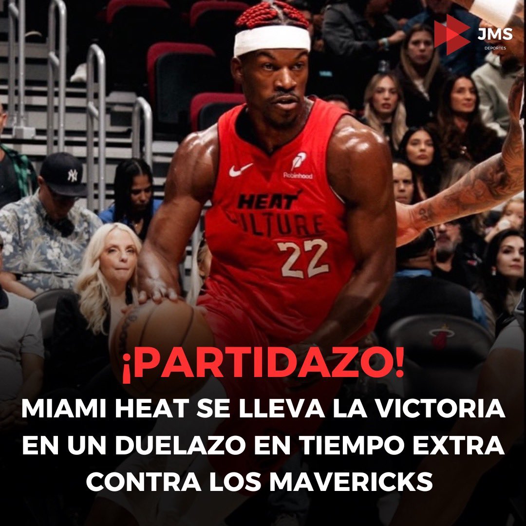 JMSdeportes's tweet photo. ¡MIAMI WIN!🏀🔥

@miamiheat se lleva la victoria en casa ante los @dallasmavs 123-118. 

Fue una gran victoria para el equipo de Miami, ya que pone su récord igualado con 7 victorias y 7 derrotas   

#miami #heat #nba https://t.co/mHRDdg9juG