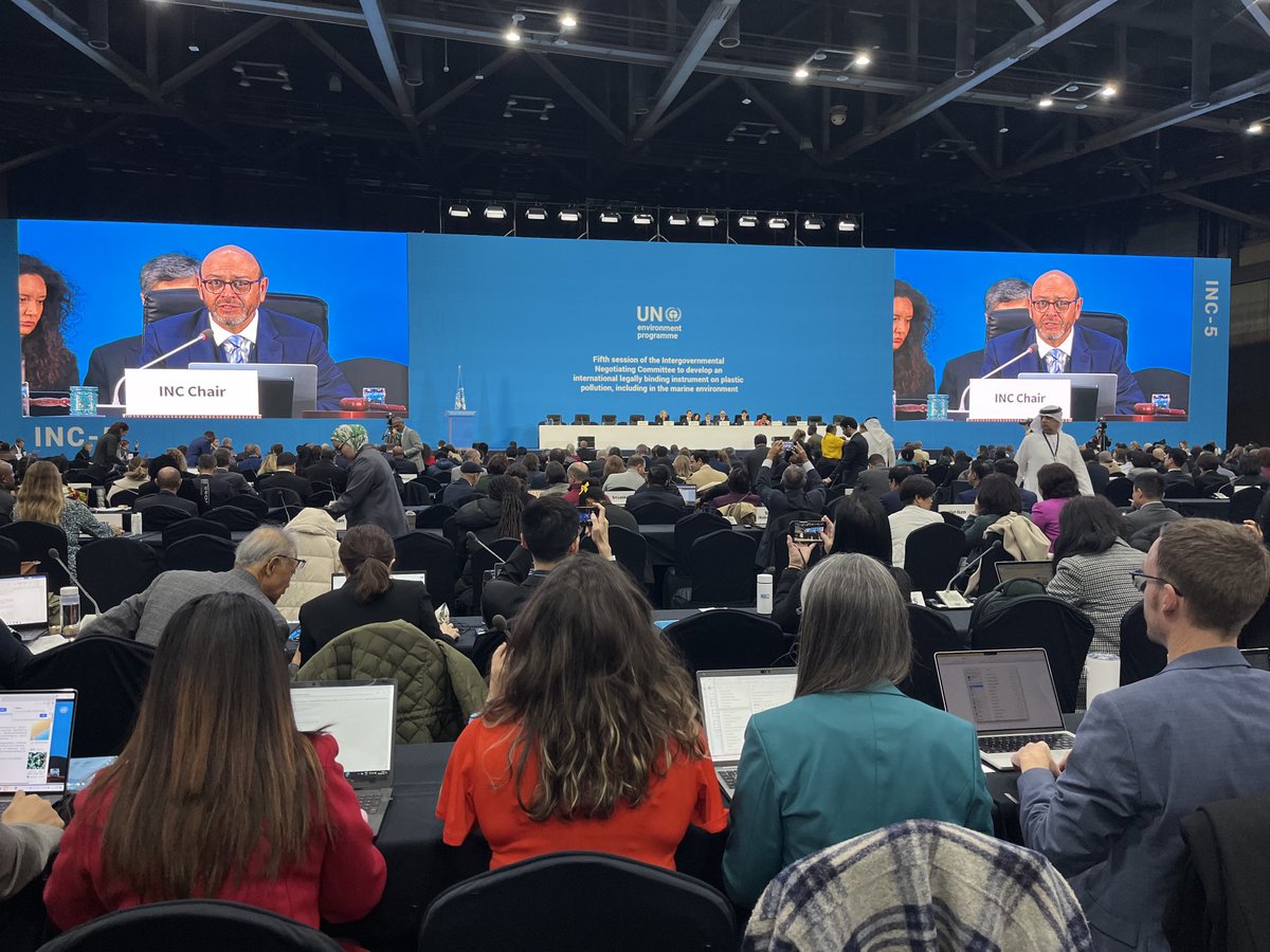 The 5th session of the Intergovernmental negotiating committee #INC5 opens in Busan. The science is very clear, it’s time to act! Let’s hope the 180+ nations present  take this once in a planet opportunity, and agree on a strong and binding treaty to end plastic pollution!