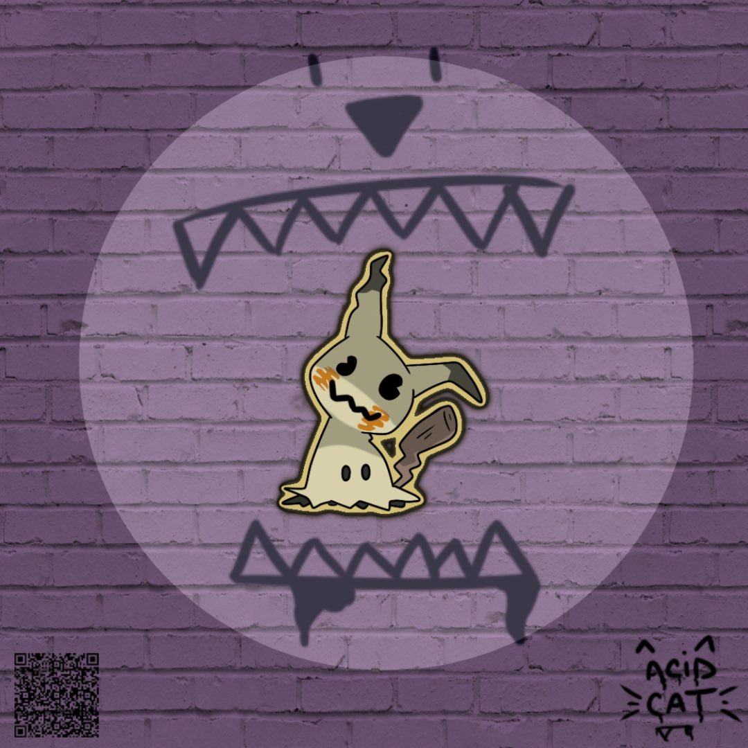 AcidCatStudios's tweet photo. Another look at my rubber hose style pokemon pin set coming in January. 

Who should I do next? 

#pokemon #preorder #pins #enamelpins #mimikyu #viral #alola #alolaregion https://t.co/isjNvH8tBB
