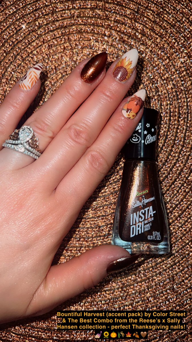 EricaLynn1549's tweet photo. #BountifulHarvest #AccentNails #ColorStreet #BeColorStreet #TheBestCombo #ReesesXSallyHansen #Reeses #SallyHansen #NailColor #NailPolish #FallShades #SeasonalNails #NailArt #NailsOfTheWeek #Mani #MixedMani #Manicure #ManiOfTheWeek ๐
๐ผ๐ป๐๐พ๐๐๐ค
@colorstreet
@SallyHansen https://t.co/OCsF6wAHYq