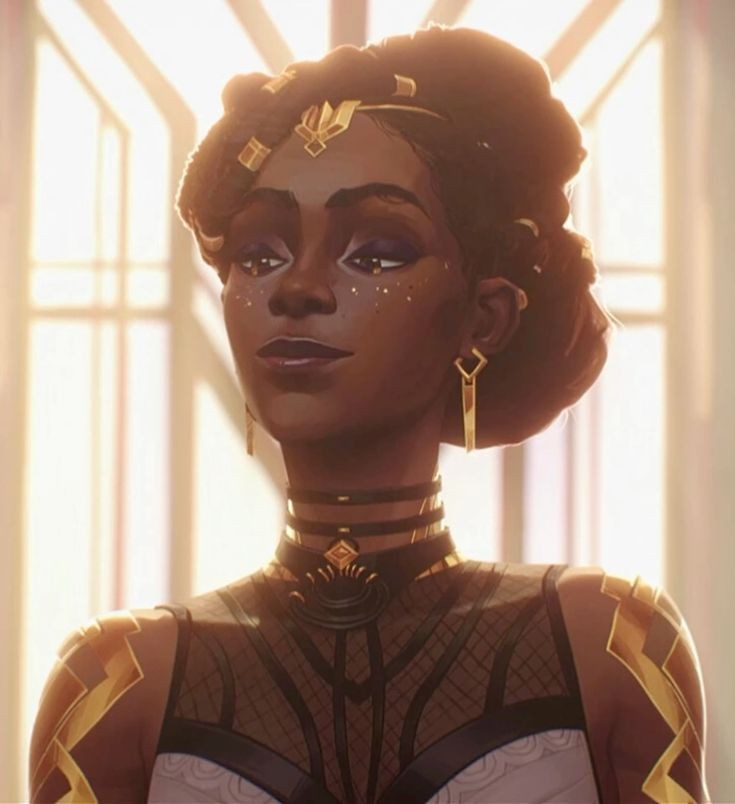 Opal_aster's tweet photo. Not to sound like "the friend that's too woke" but the arcane Fandom wants Mel to be the disposable black girlfriend soooo BAD https://t.co/9gNxA895p4
