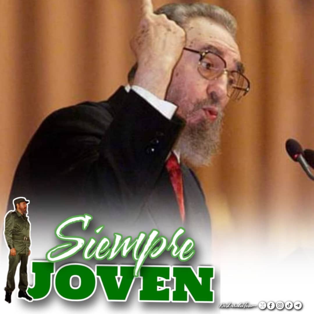 cubacolabora's tweet photo. ⚡Revolución es defender valores en los que se cree al precio de cualquier sacrificio. 

•@cubacolabora🇨🇺🇻🇪

•#SiempreJóven

•#FidelPorSiempre

• #CubaPorLaVida 

•@cubacooperaven

• @MINSAPCuba

• @japortalmiranda https://t.co/QMtFICIAvh