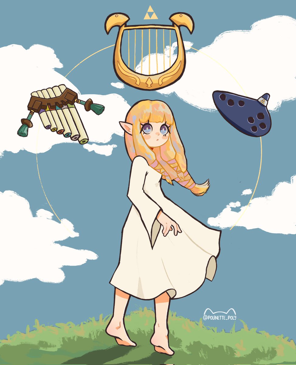 Polinette_poly's tweet photo. Zelda 🫶 este dibujo lo hice para una exposición local 💕 #TLoZ #zelda #skywardsword https://t.co/vMEEk3GJ1X