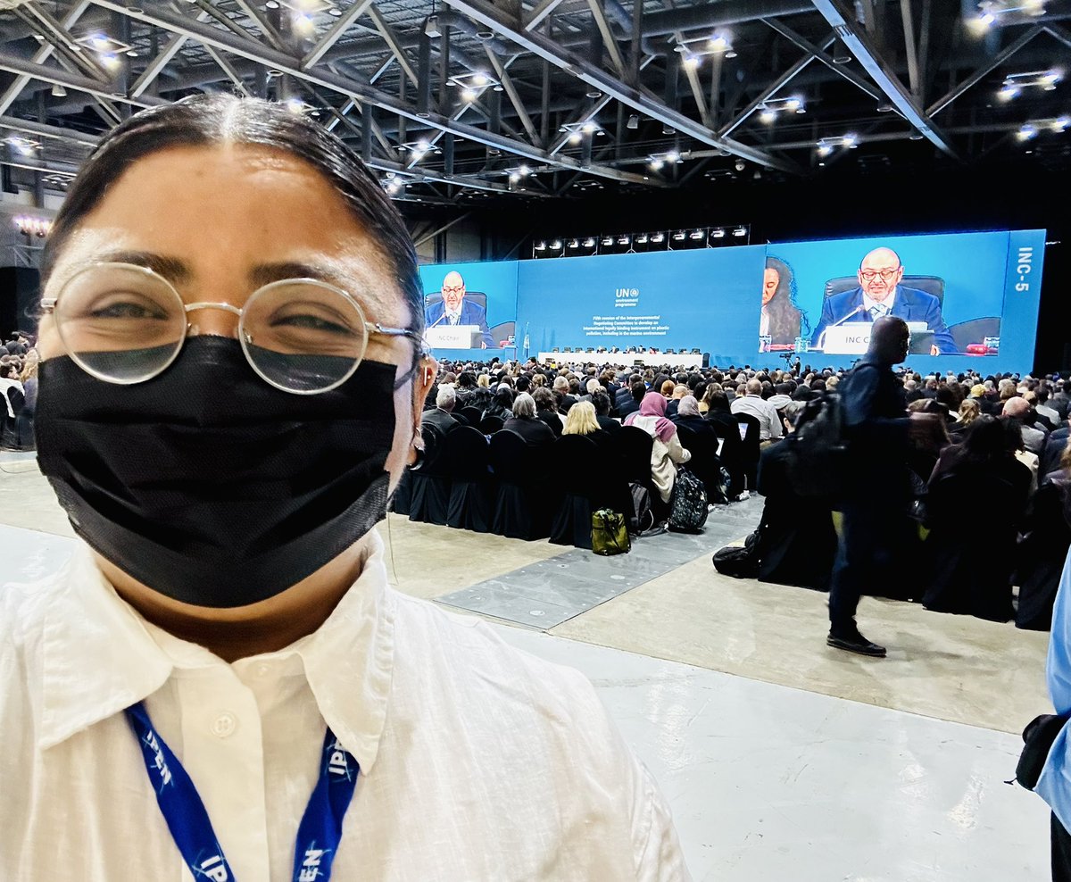 We are ready for a week of negotiations to advocate for a globally binding #PlasticTreaty at INC-5 as Chair Vayas closes out the opening plenary. #EnvironmentalJustice #HumanRights #Busan