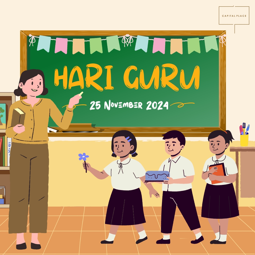 CapitalPlaceJKT's tweet photo. "Guru Hebat, Indonesia Kuat".
Selamat Hari Guru Nasional!

#capitalplacejakarta #hariguru #harigurunasional #selamathariguru #hariguru2024🌹 #teachersday #premiumoffice #beautifuloffice #skycrapers #skytower #jakartaku #indonesia https://t.co/XjltifvBgj