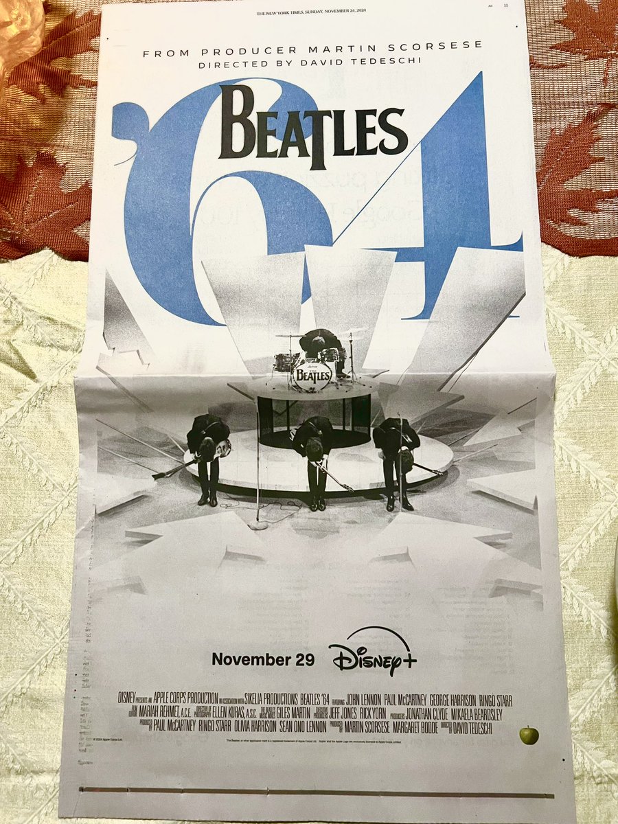 BEATLES • ON SALE Now ( the 24x36” Poster ) •super Wide