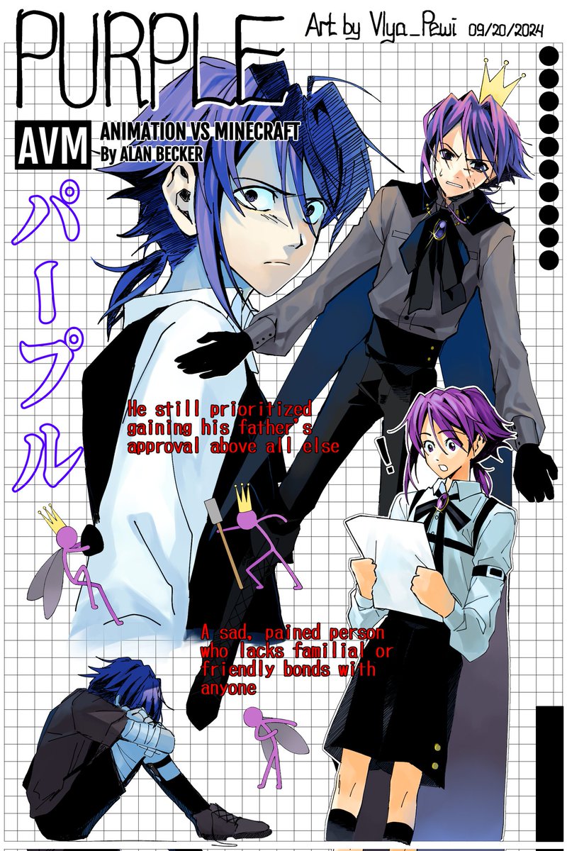 👑🟠🟣
#alanbecker #AnimationvsMinecraft #avm #gijinka