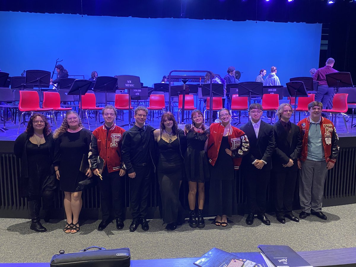 Congrats to 11 of our PHS Bands students on an outstanding finale concert &amp; for representing PHS well @ the IBA All-District Honor Band @ KVHS this weekend! Bravo to Isabel, Ace, Rowan, Jack, Abby, Mariah, Fiona, Marius (not pictured), Isaiah, Jonas &amp; Alex on a job well done!