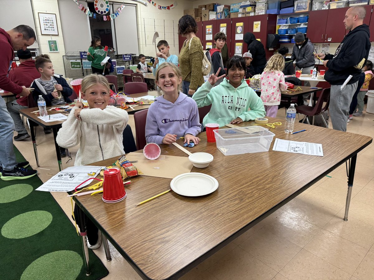 Families worked together to create golf putters. <a href="/PRcheanj/">CHEANJ</a> <a href="/ClaraBartonElem/">Clara Barton Elem</a>