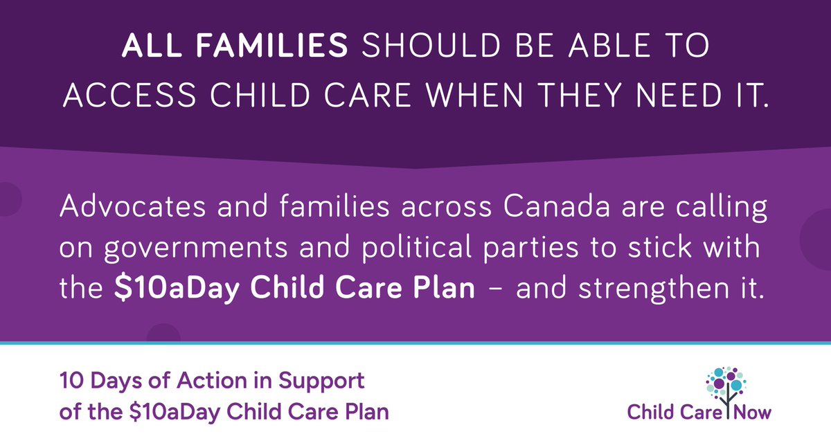 TodaysFamilyOnt's tweet photo. All families deserve to have access to publicly funded, high-quality early learning and child care programs – which is why the #10aDay Child Care Plan is so important.
Learn about our vision for child care here:
https://t.co/epP65NKxKV https://t.co/inKHsSORsh