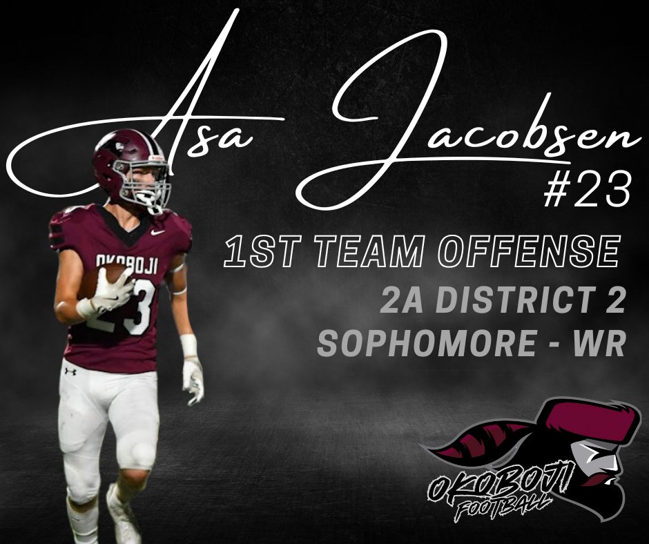 As the 2024 football season has officially ended - We'd like to recognize our All-District Performers! Proud of these guys and the work they have put in to Okoboji Football! #DMGB #ALLIN