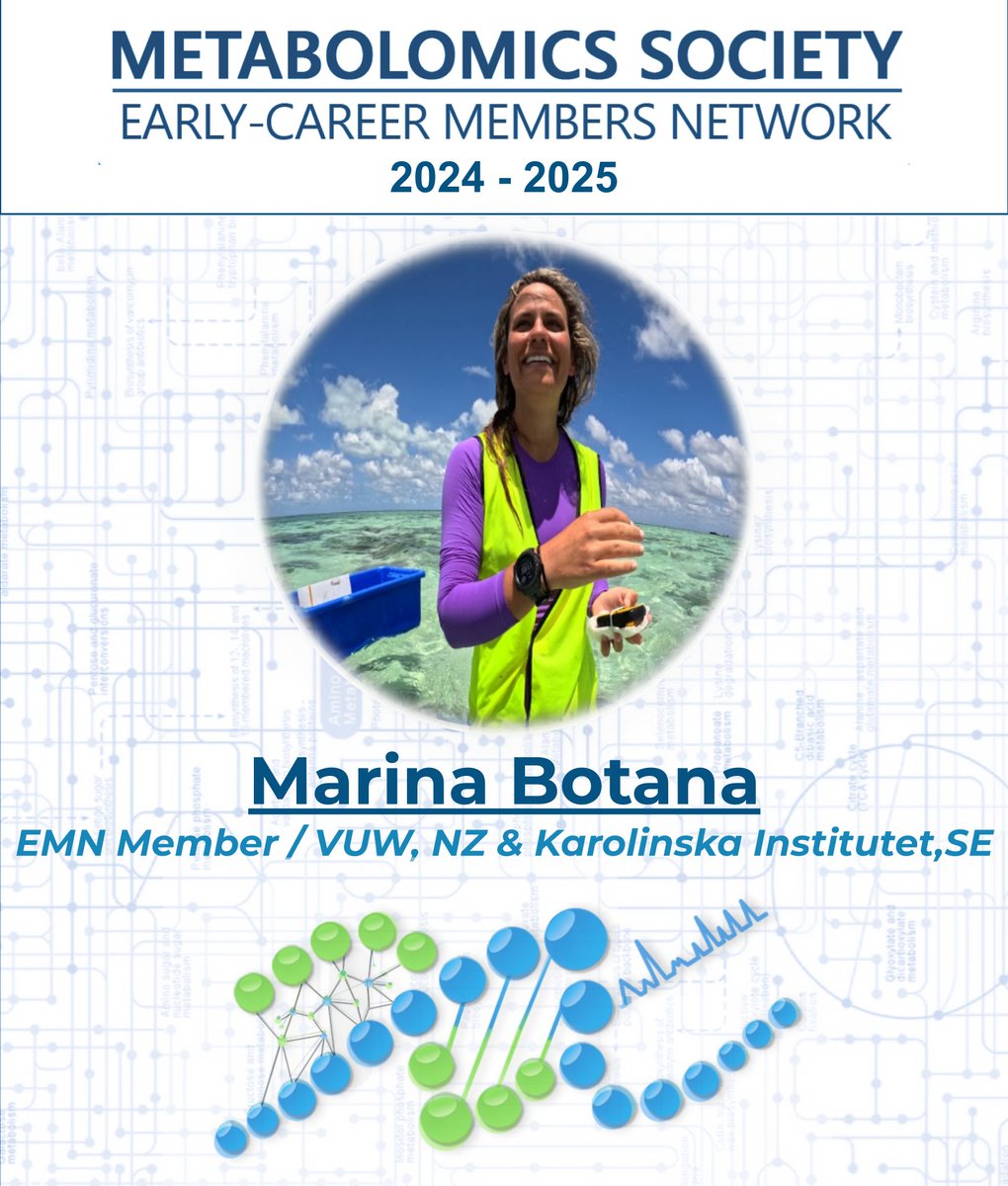 EMN Metabolomics Society (@emn_metsoc) on Twitter photo Highlighting a new <a href="/EMN_MetSoc/">EMN Metabolomics Society</a> member, <a href="/MarinaBotana/">Marina Tonetti Botana</a>! Marina is a final year PhD student at <a href="/DavyLabNZ/">Davy Lab</a> working also with <a href="/CraigWheelock/">Craig Wheelock</a> to elucidate the role of octadecanoids and other lipid mediators in the coral-algal symbiosis #EMN_MetSoc #metabolomics #lipidomics #ECR Highlighting a new <a href="/EMN_MetSoc/">EMN Metabolomics Society</a> member, <a href="/MarinaBotana/">Marina Tonetti Botana</a>! Marina is a final year PhD student at <a href="/DavyLabNZ/">Davy Lab</a> working also with <a href="/CraigWheelock/">Craig Wheelock</a> to elucidate the role of octadecanoids and other lipid mediators in the coral-algal symbiosis #EMN_MetSoc #metabolomics #lipidomics #ECR