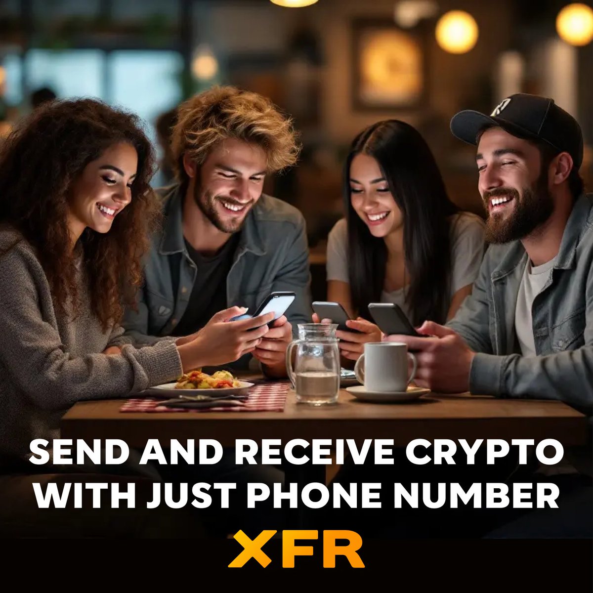 XFRwallet's tweet photo. Send and receive crypto with just a phone number! 📲 Skip the wallet addresses and switch to simplicity with XFR. 
✅ Simple ✅Fast ✅Secure
Download the app now! 👉 https://t.co/rdsbNebBUt 
#EasyCrypto #XFR #BTC #bitcoin #Transfers #money #Crypto #payment https://t.co/dHdcYztZ7q