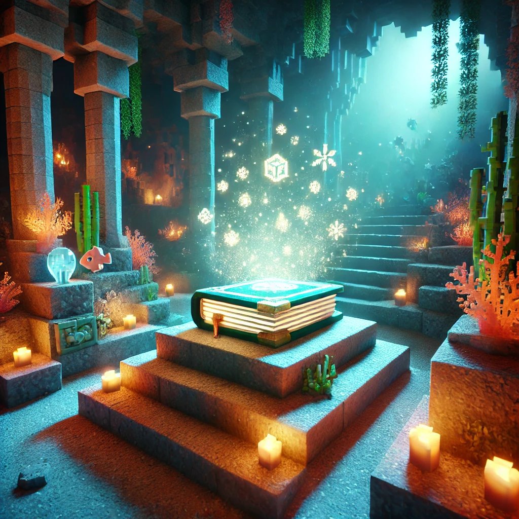 BookofMinecraft's tweet photo. In the heart of the glowing cave, the enchanted book reveals the mysteries of the earth’s magic.

$BOOM https://t.co/T9BR4stEIf
