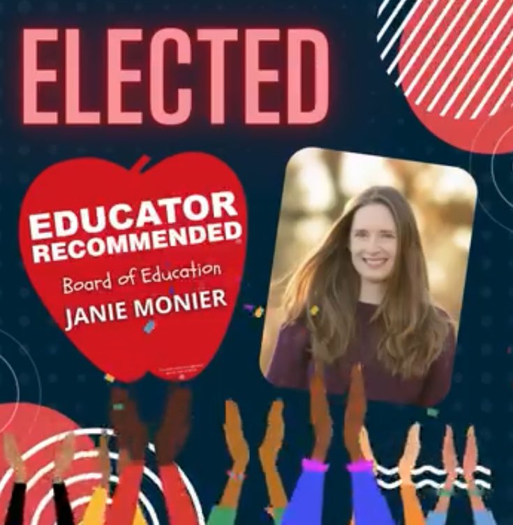 MyFCTA (@myfcta) on Twitter photo Congratulations to Janie Monier on her election to the BoE! We are excited to see her advocacy for students, parents and educators as she is sworn in next month, and look forward to our continued partnership in ensuring that FCPS continues to do great things for all students! Congratulations to Janie Monier on her election to the BoE! We are excited to see her advocacy for students, parents and educators as she is sworn in next month, and look forward to our continued partnership in ensuring that FCPS continues to do great things for all students!