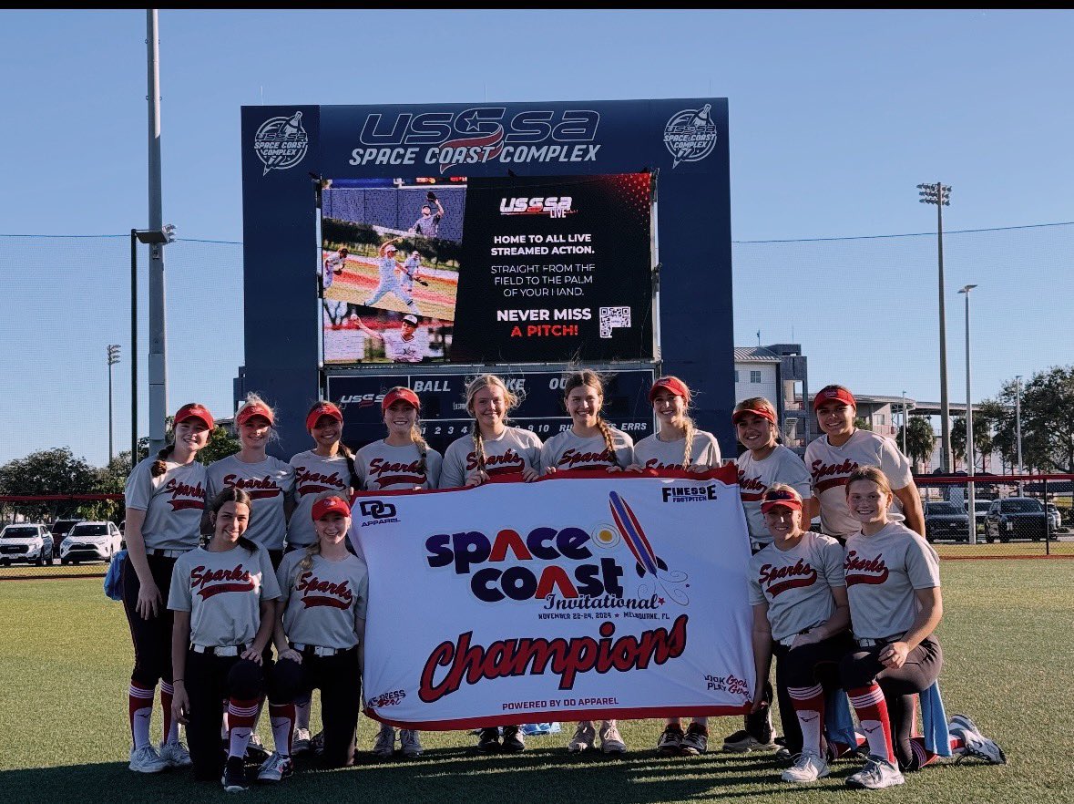 Great way to end the fall in Space Coast with a win going undefeated all weekend! Go Sparks 🧨 @SparksPremier <a href="/SparksPremier18/">Coach Abbie Madison</a> <a href="/MikeMeyersFIU/">Mike Meyers</a> <a href="/CoachBee9/">Mike Larabee</a> <a href="/CoachNeubauer_6/">Katie Neubauer</a> <a href="/SBCoachNavi/">Lisa Navas</a> <a href="/CoachJordanSB/">Jordan Clark</a> <a href="/tagupSoftball/">tagup</a> <a href="/JeffConrad10/">Jeff Conrad</a> <a href="/UncommittedUsa/">UncommittedPlayersUSA</a>