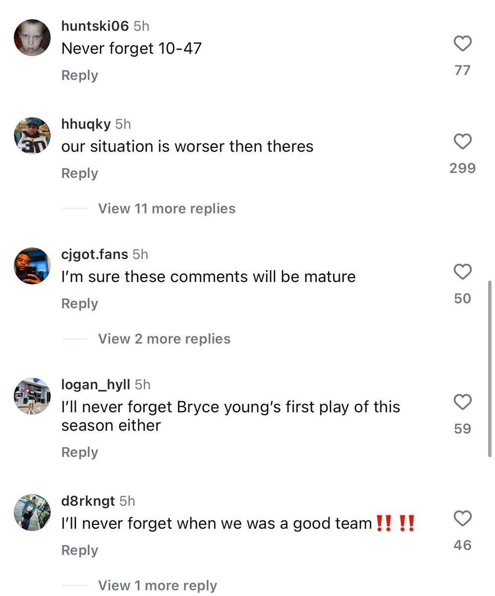 HamiltonTrenz's tweet photo. @_MLFootball @PanthersCulture @PanthersAnalyst @FPFO_Podcast @NotDaveCanales @AB84 @IcyVert @TheRealCoach_JB @Keep_Pounding Panthers' comments are crazier than defending Mahomes. Bryce Young's potential is stirring opinions! https://t.co/jF8r4m4G8s