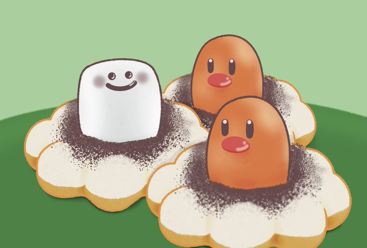 Smore_warm's tweet photo. ミスドのディグダになりたいスモアちゃん突如現る

「！？」
「テッテレ〜💓」

---

S'more-chan want to be a diglet donut of mr. donut!

#スモアちゃん
#Smorechan https://t.co/k7VXacFB9H