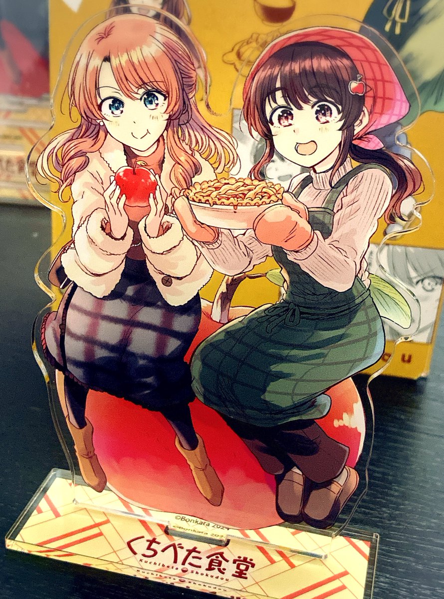 「【お知らせ】 単行本『くちべた食堂5巻』は、ゲーマーズ様で描き下ろしアクリルスタ」|梵辛@『くちべた食堂』『チュンの恩返し』連載中のイラスト
