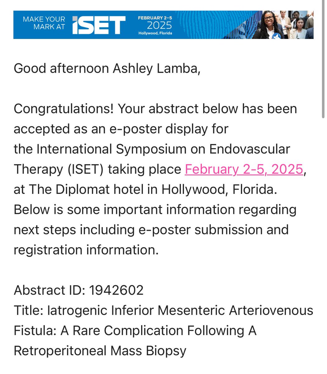 ashleylambaMD's tweet photo. Grateful to be attending both #SIO2025 and #ISET2025 again this February!
Who else will I be seeing in Vegas and Florida? 🌴
@SIO_Central @ISETNews
#IOEssentials #VIRad https://t.co/yvhGJ2omRF