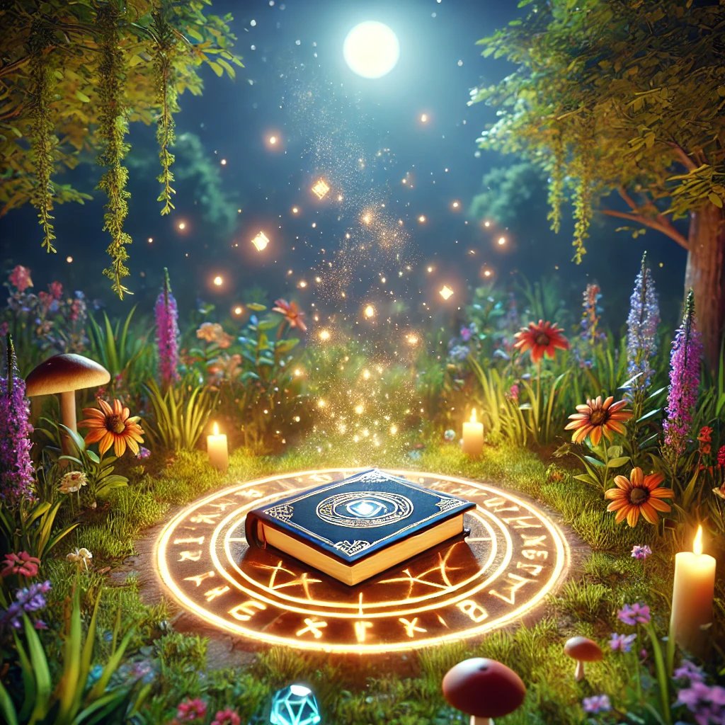 BookofMinecraft's tweet photo. In the heart of the magical clearing, the enchanted book hovers above glowing runes, unveiling forgotten spells.

$BOOM https://t.co/Tx7bjleBi9