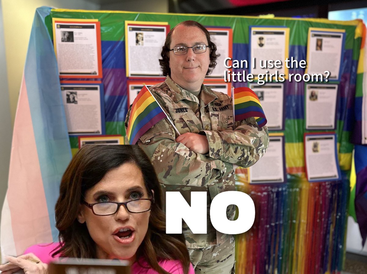 Chicks with Dicks don’t belong in women’s bathrooms nor in military uniform.