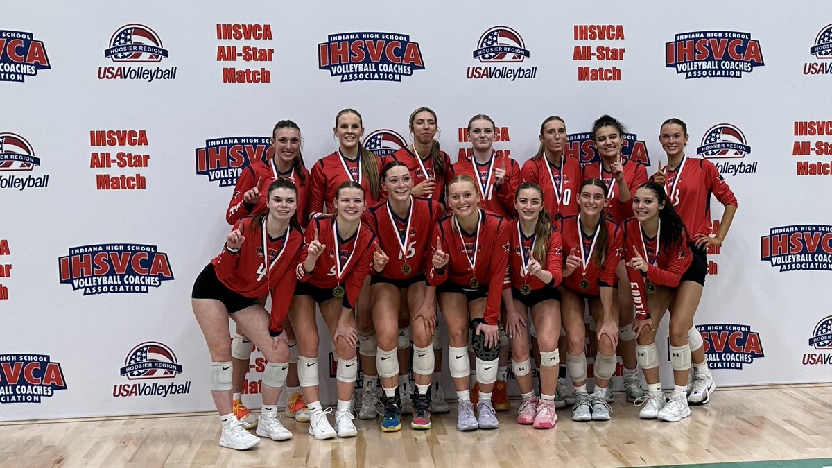 Congratulations <a href="/AniaKilburn/">Ania Kilburn</a> on your <a href="/ihsvca/">IHSVCA</a> 3/4A Volleyball All Star South win. There was such great talent that all played under one roof today!! 
<a href="/OrioleAthletics/">Avon OrioleAthletics</a> 
<a href="/togetherwewin/">Eunice Fisher</a>